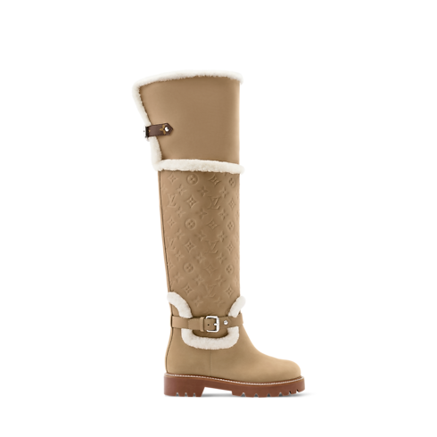 Shoes Boots and Ankle Boots Territory Flat Thigh Boot | Louis Vuitton ® (Product zoom)