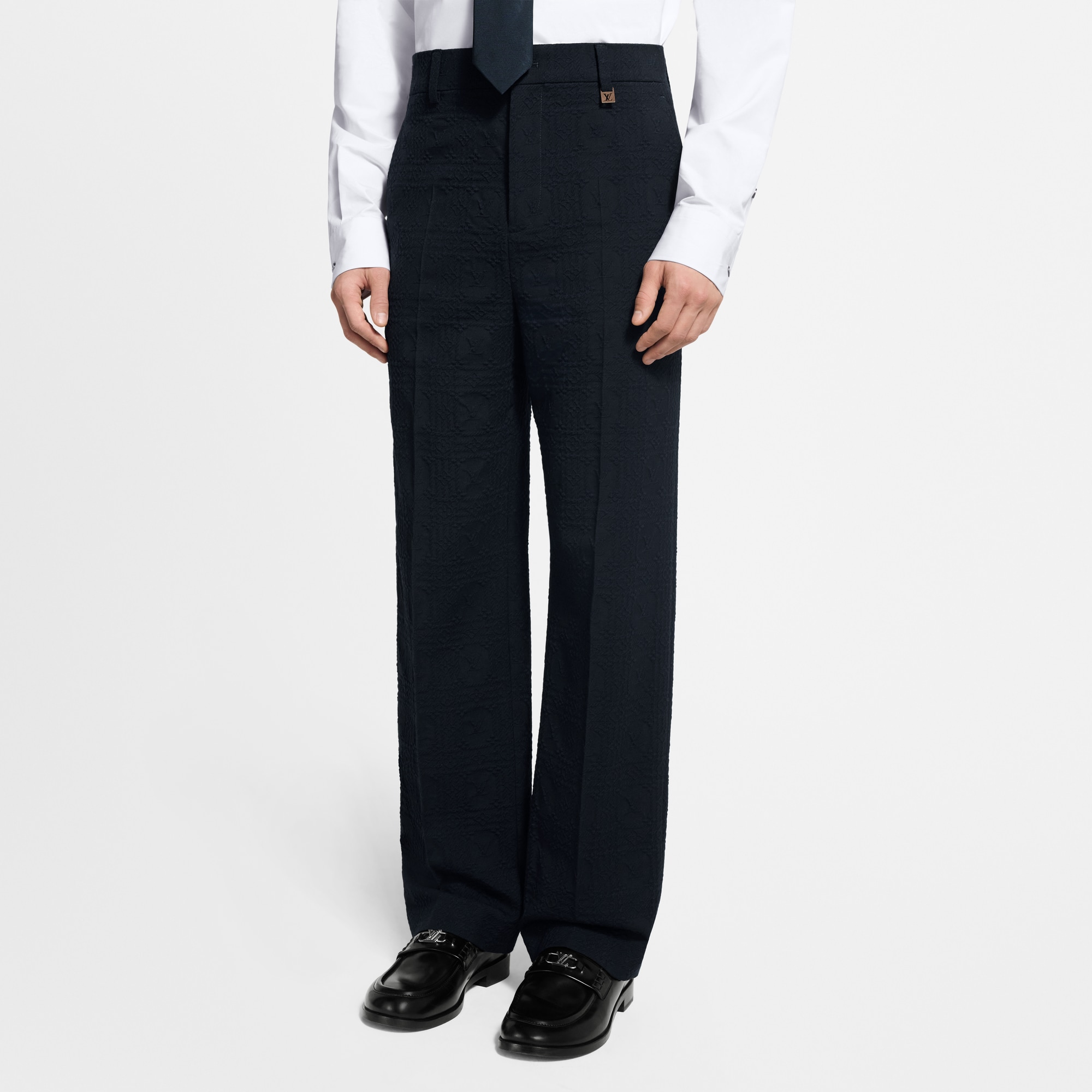  Ready-to-Wear Pants Textured Tailored Pants | Louis Vuitton ® (Product zoom)