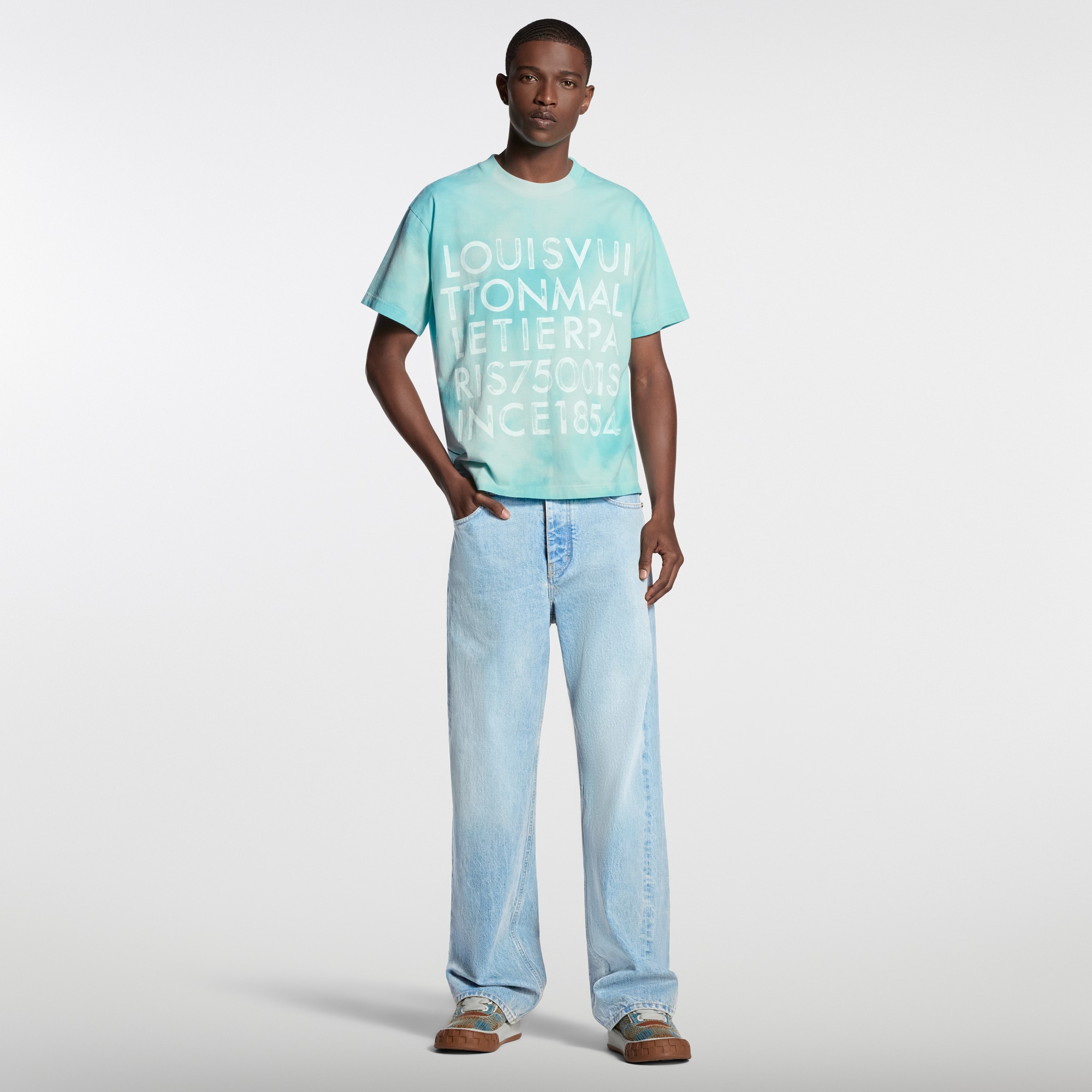 Tie-Dye Printed T-Shirt - New - For Men | LOUIS VUITTON ®