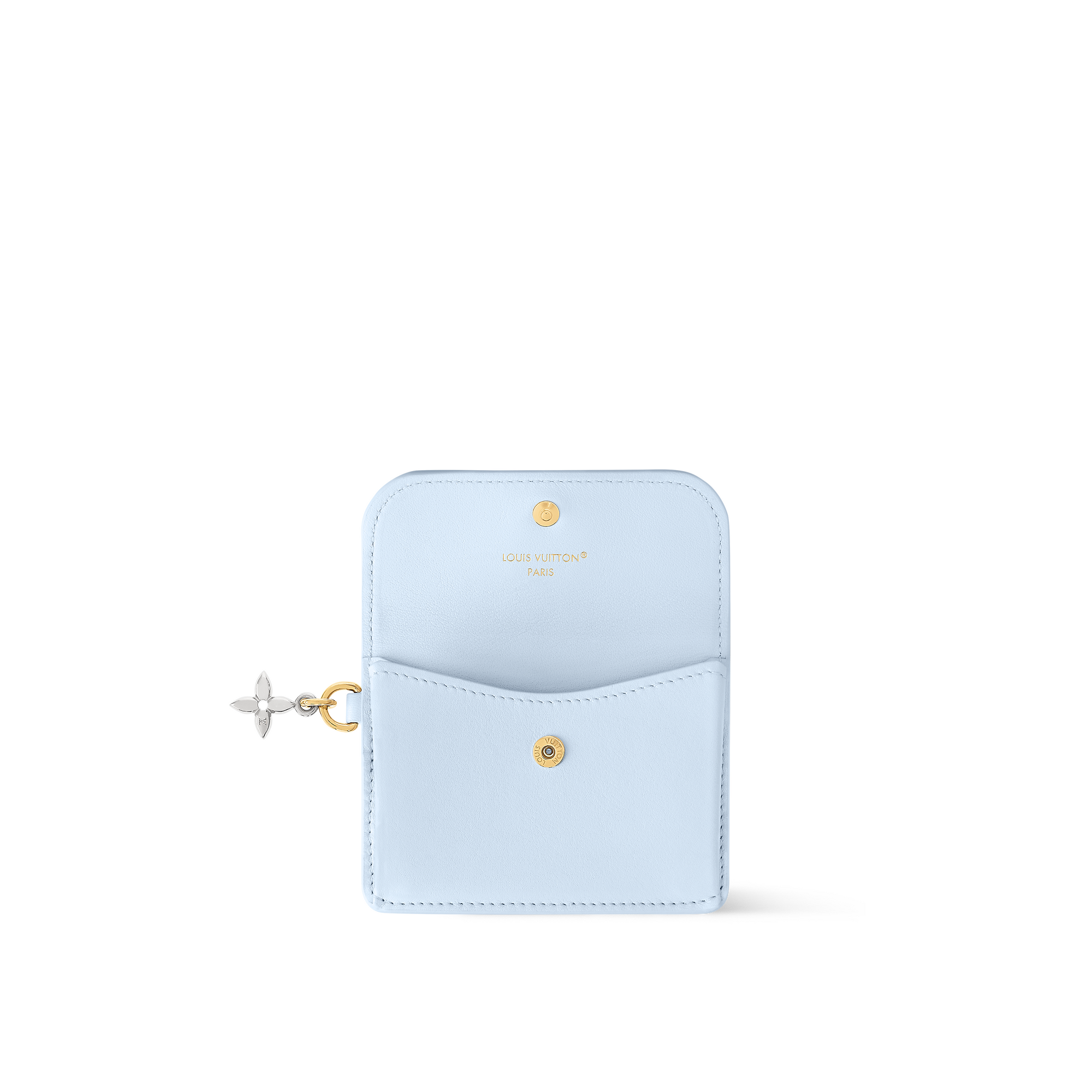 Tiny Recto Verso Card Holder LV Bloom