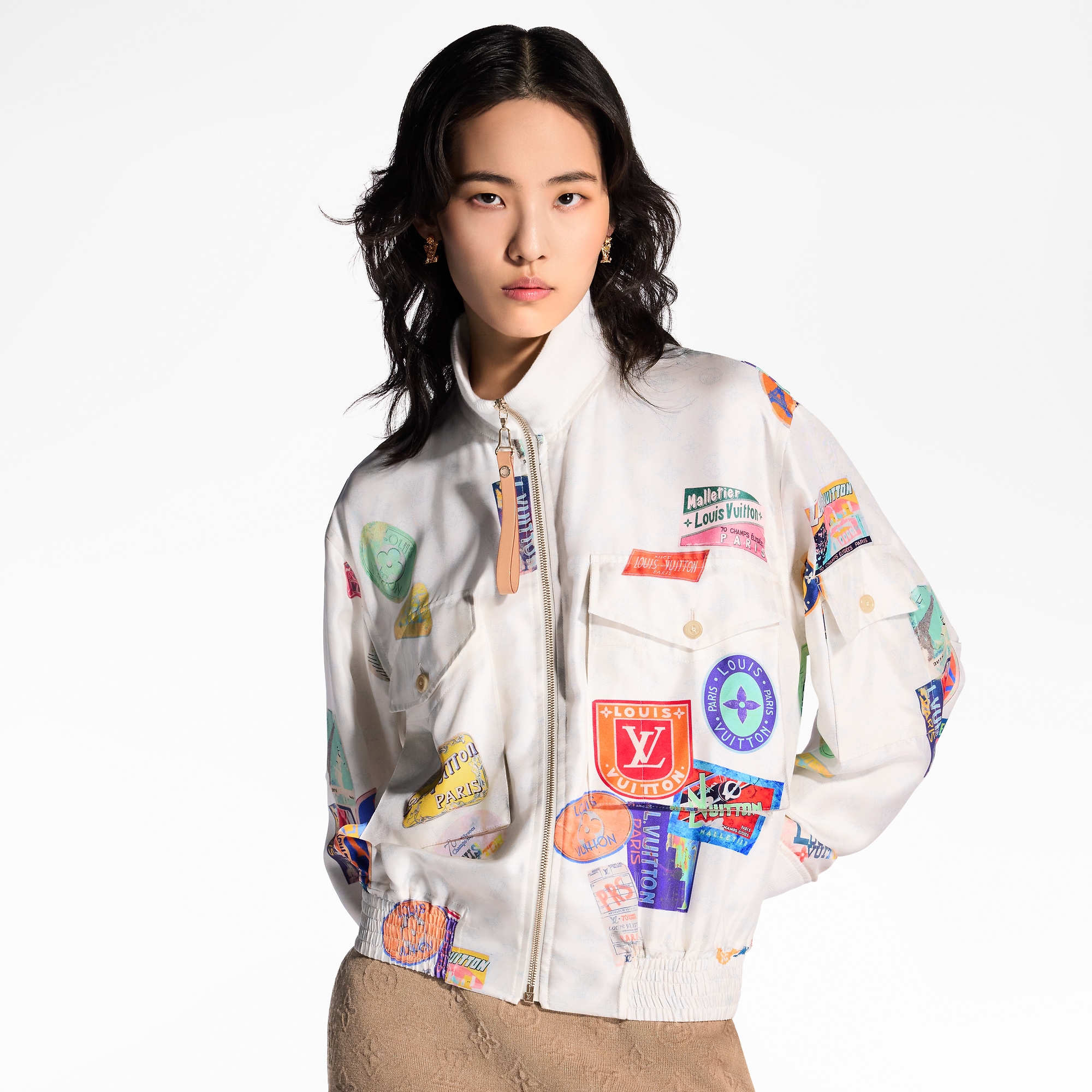Travel Patch Bomber Jacket
