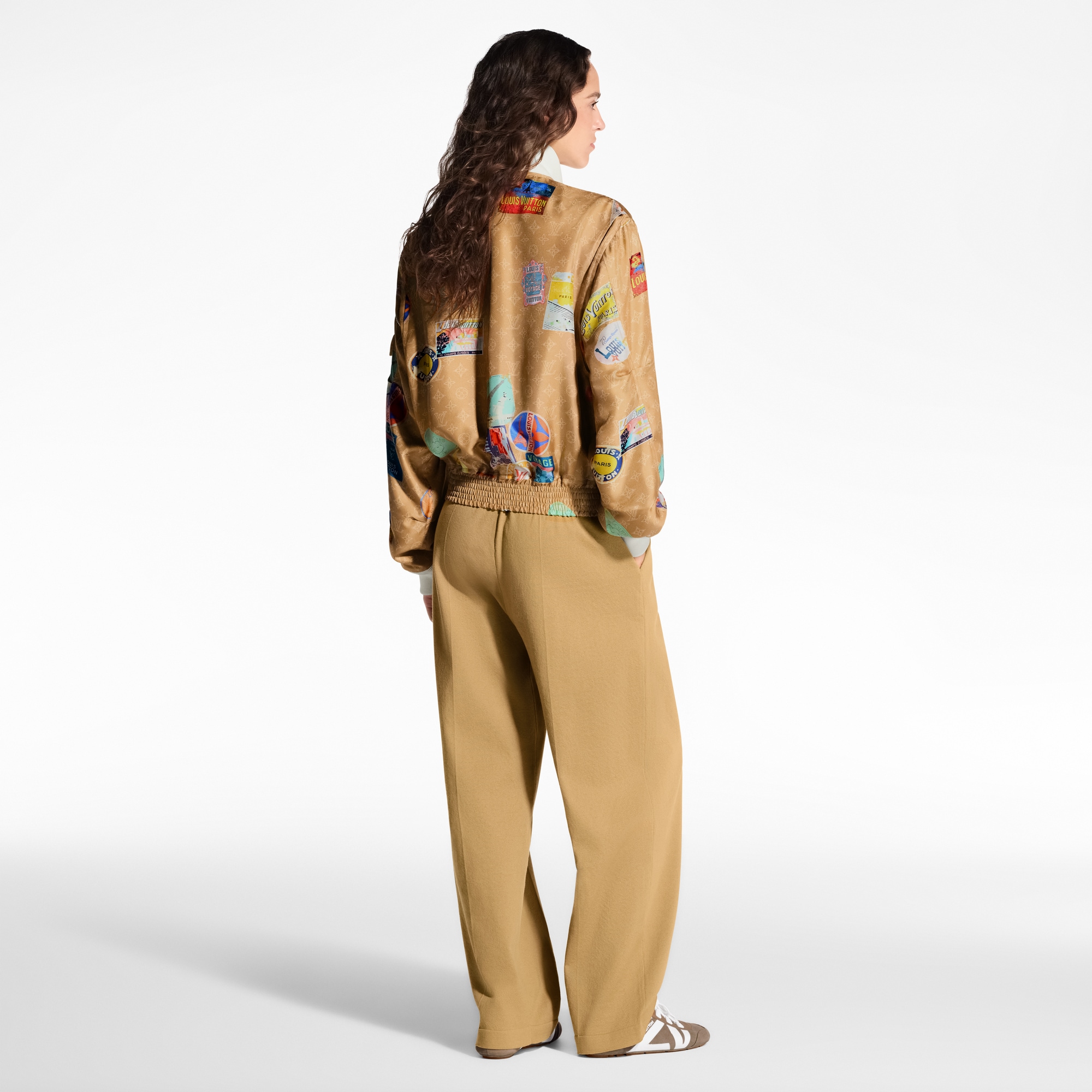  Ready-to-Wear Coats and Jackets Travel Patch Bomber Jacket | Louis Vuitton ® (Product zoom)