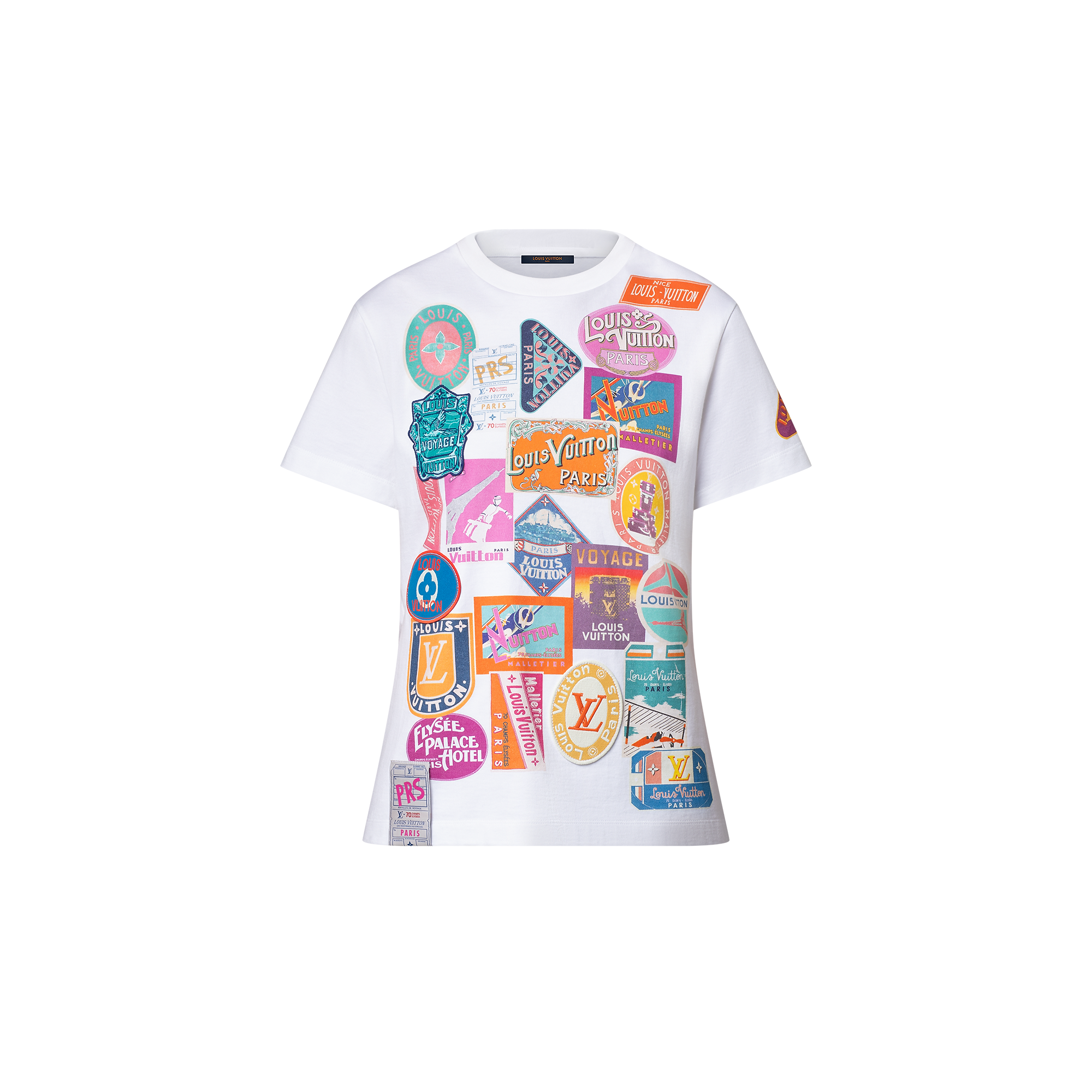 Travel Patch Print T-Shirt