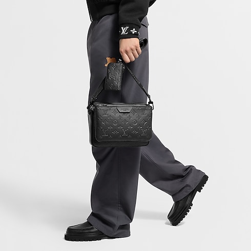 Monogram Shadow Men's Bags New In Trio Messenger | Louis Vuitton ® (Product zoom)