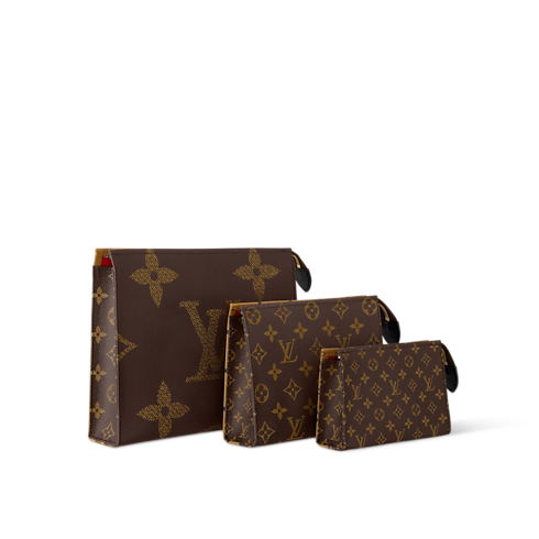 Other Monogram Canvas Travel Travel Accessories Trio Toilet Pouch | Louis Vuitton ® (Product zoom)