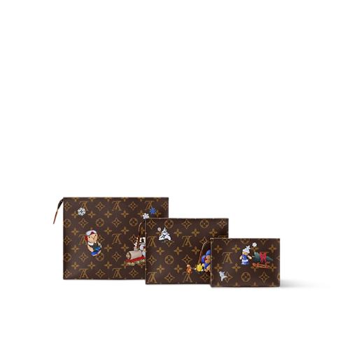 Monogram Travel Travel Accessories Trio Toilet Pouch | Louis Vuitton ® (Product zoom)