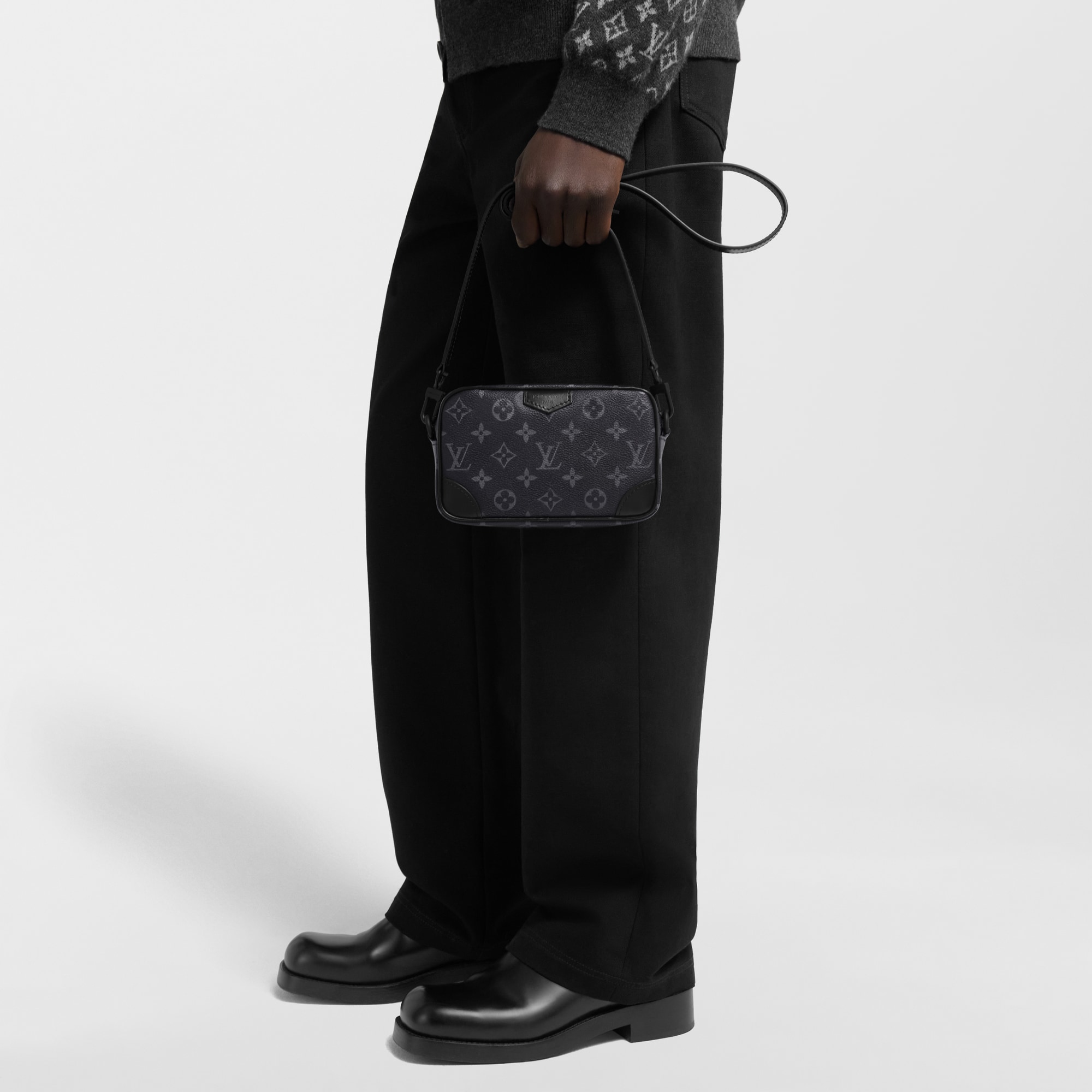 Monogram Eclipse Canvas Small Leather Goods Mini Bags Trocadéro Wearable Wallet | Louis Vuitton ® (Product zoom)