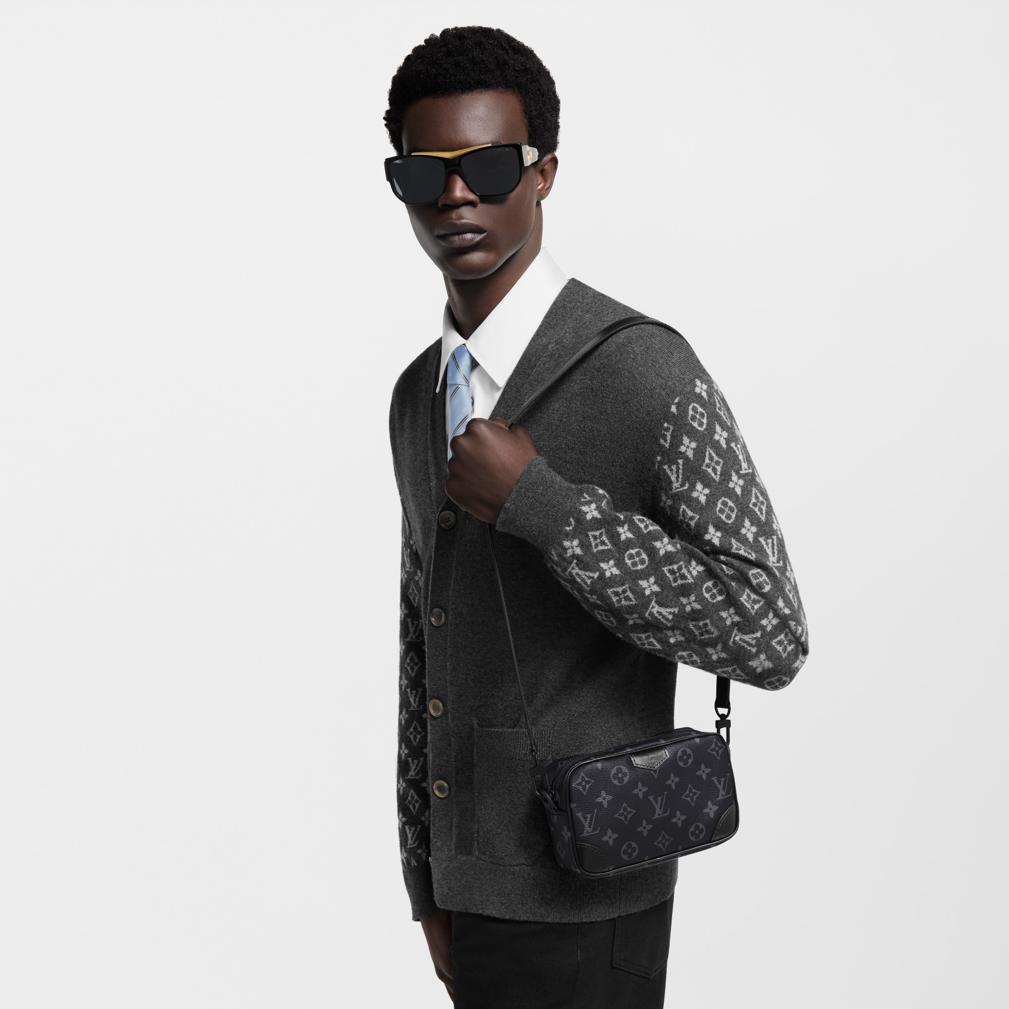 Monogram Eclipse Canvas Small Leather Goods Mini Bags Trocadéro Wearable Wallet | Louis Vuitton ® (Product zoom)