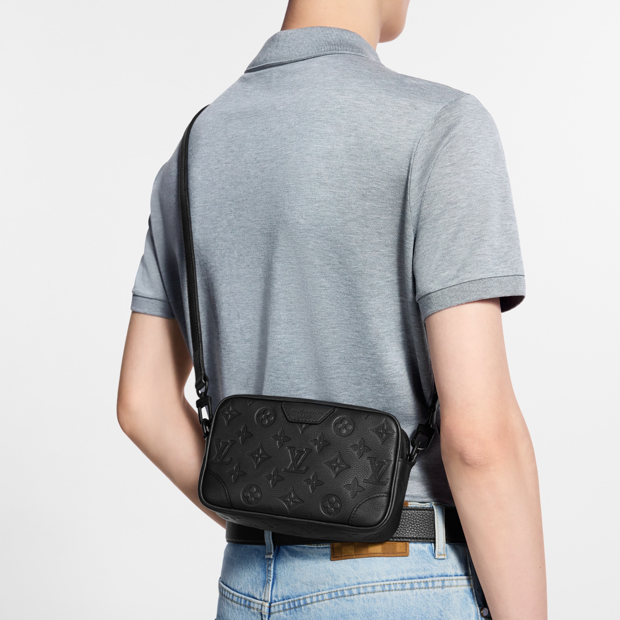 Monogram Shadow Small Leather Goods Mini Bags Trocadéro Wearable Wallet | Louis Vuitton ® (Product zoom)