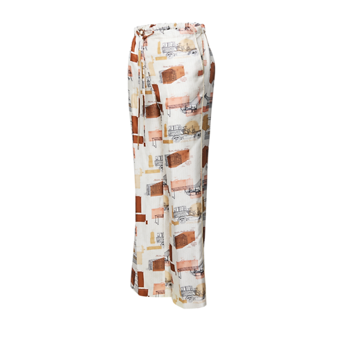 Ready-to-Wear New In Ready-to-Wear Trunk Print Pajama Pants | Louis Vuitton ® (Product zoom)
