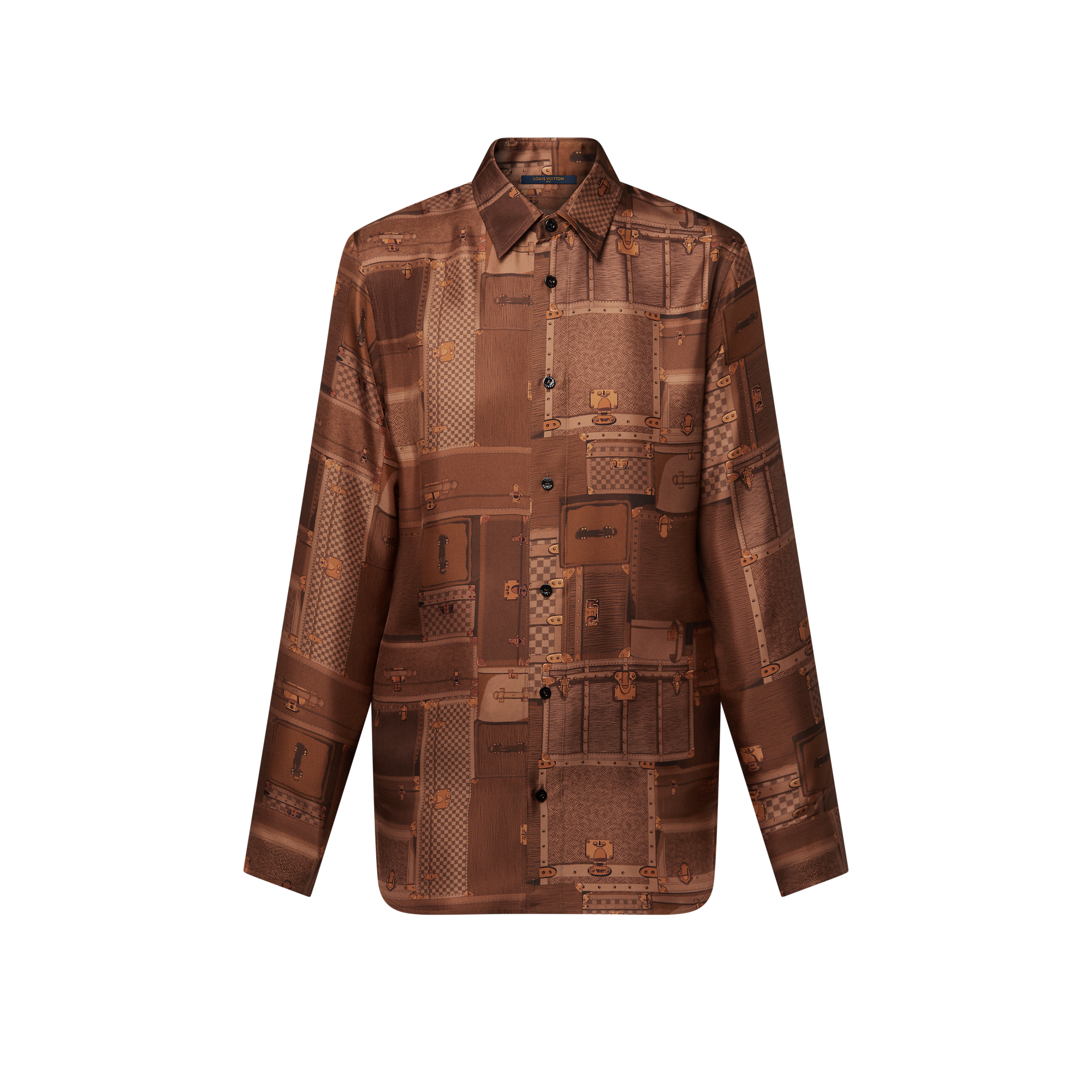 Trunk Print Silk Shirt