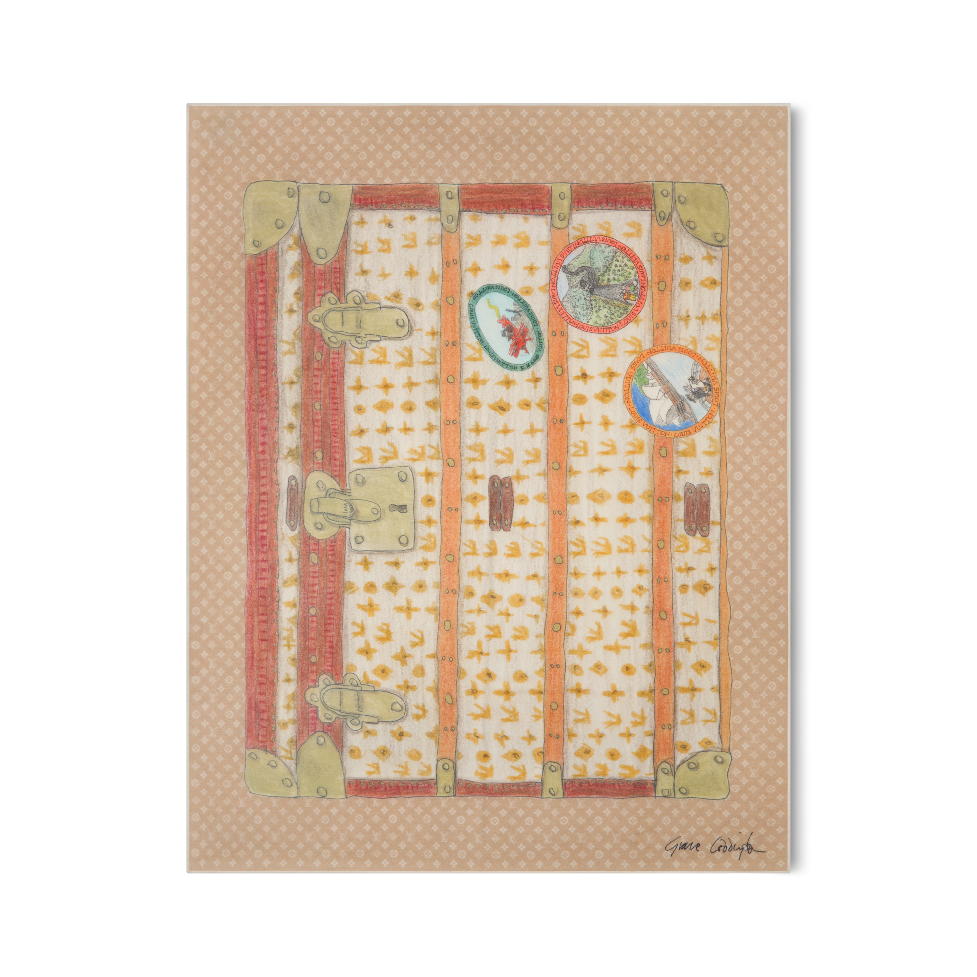 S00 Accessories Home Accessories Trunk Travel With Plaid
 | Louis Vuitton ® (Product zoom)