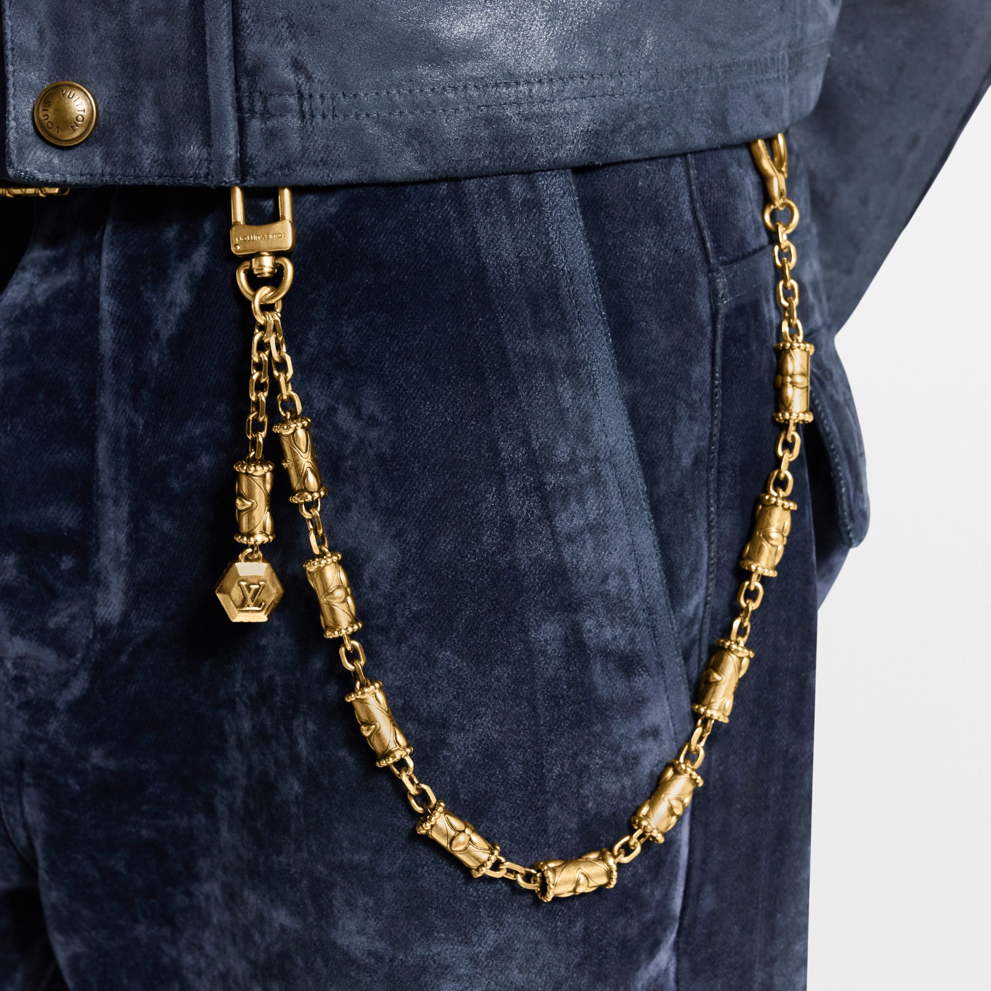 S00 Accessories Key Holders and Bag Charms Tubular Chain Belt | Louis Vuitton ® (Product zoom)