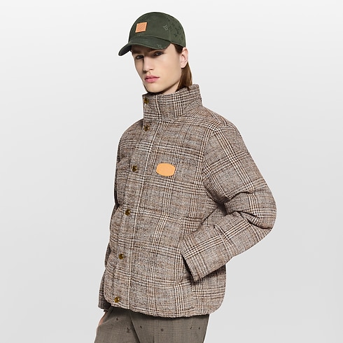 Ready-to-Wear Coats and Outerwear Tweed Down Blouson | Louis Vuitton ® (Product zoom)
