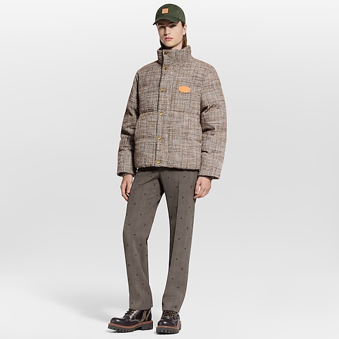 Ready-to-Wear Coats and Outerwear Tweed Down Blouson | Louis Vuitton ® (Product zoom)