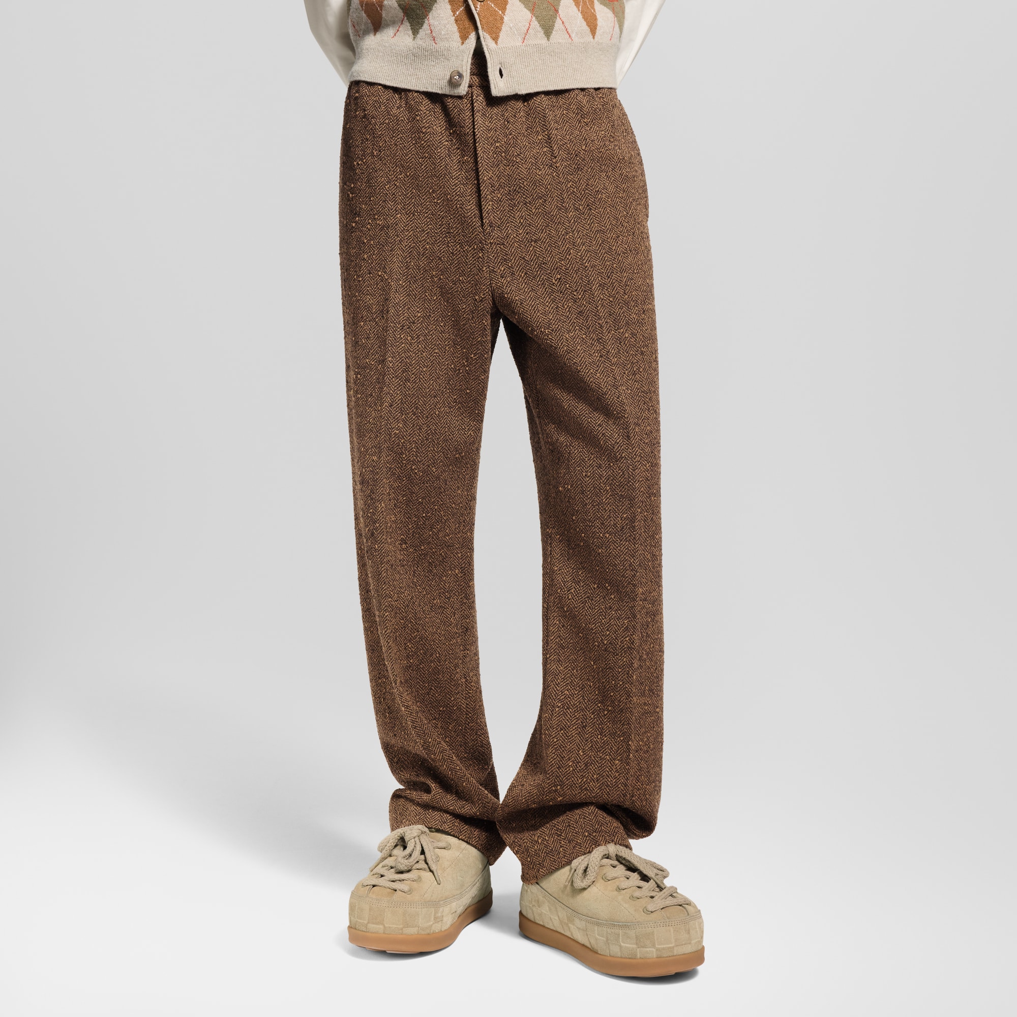  Ready-to-Wear Pants Tweed Drawstring Pants | Louis Vuitton ® (Product zoom)
