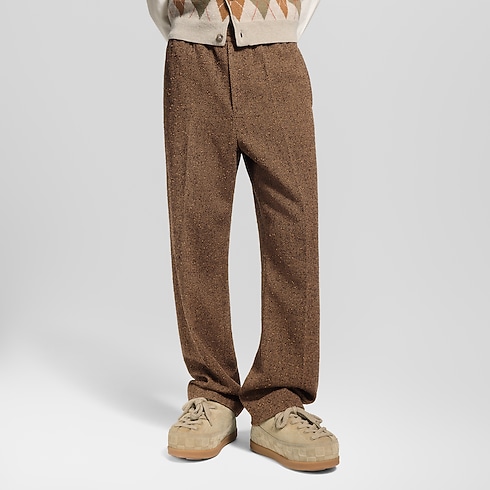 Ready-to-Wear Pants Tweed Drawstring Pants | Louis Vuitton ® (Product zoom)