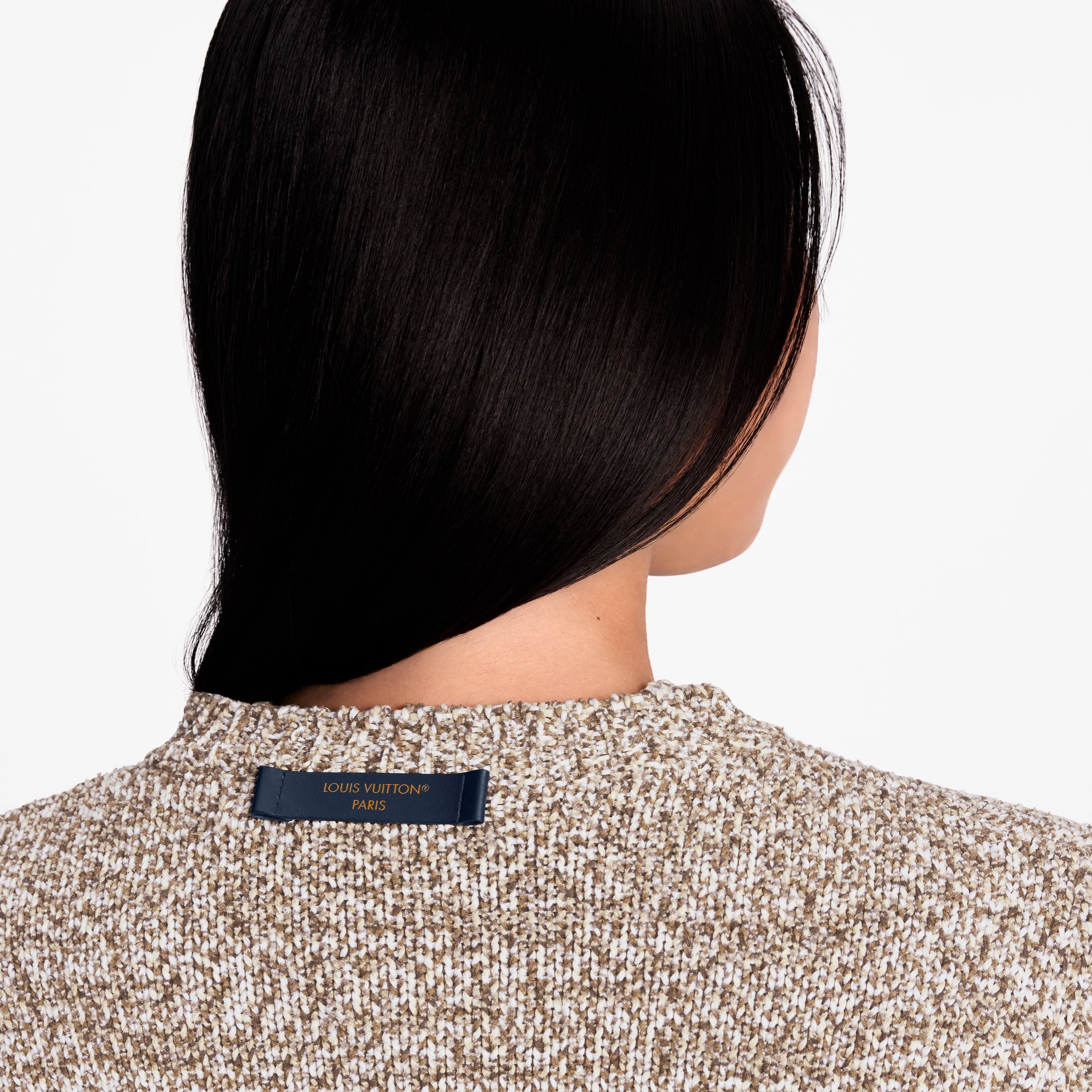  Ready-to-Wear Knitwear Tweed Knit Cardigan | Louis Vuitton ® (Product zoom)