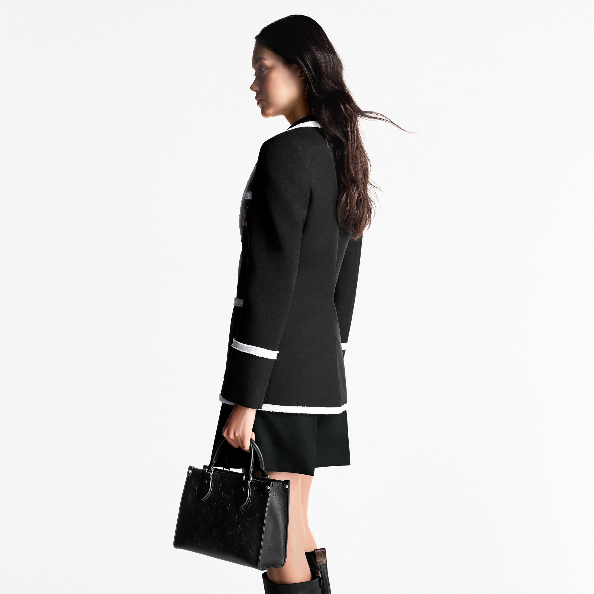  Ready-to-Wear Coats and Jackets Tweed Trim Preppy Blazer  | Louis Vuitton ® (Product zoom)