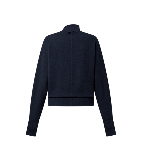 Ready-to-Wear Knitwear Twist Collar Knit Pullover | Louis Vuitton ® (Product zoom)