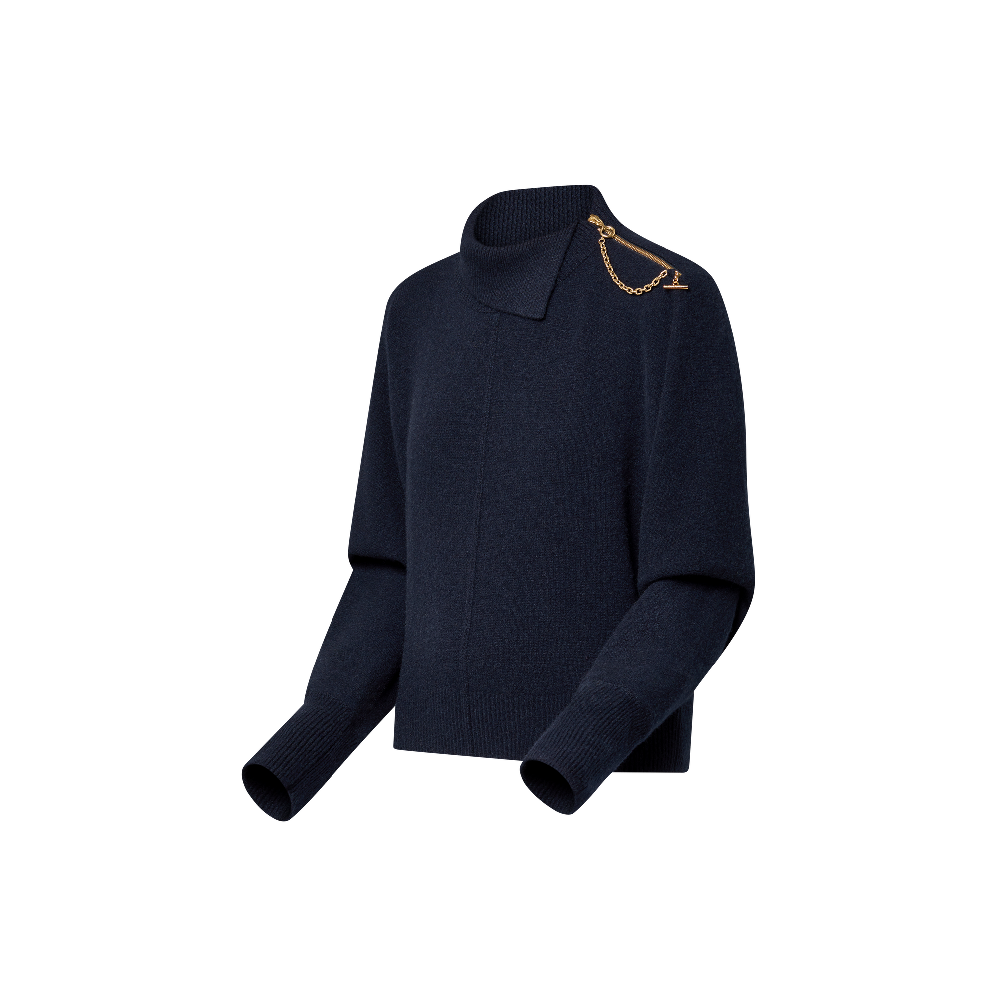  Ready-to-Wear Knitwear Twist Collar Knit Pullover | Louis Vuitton ® (Product zoom)