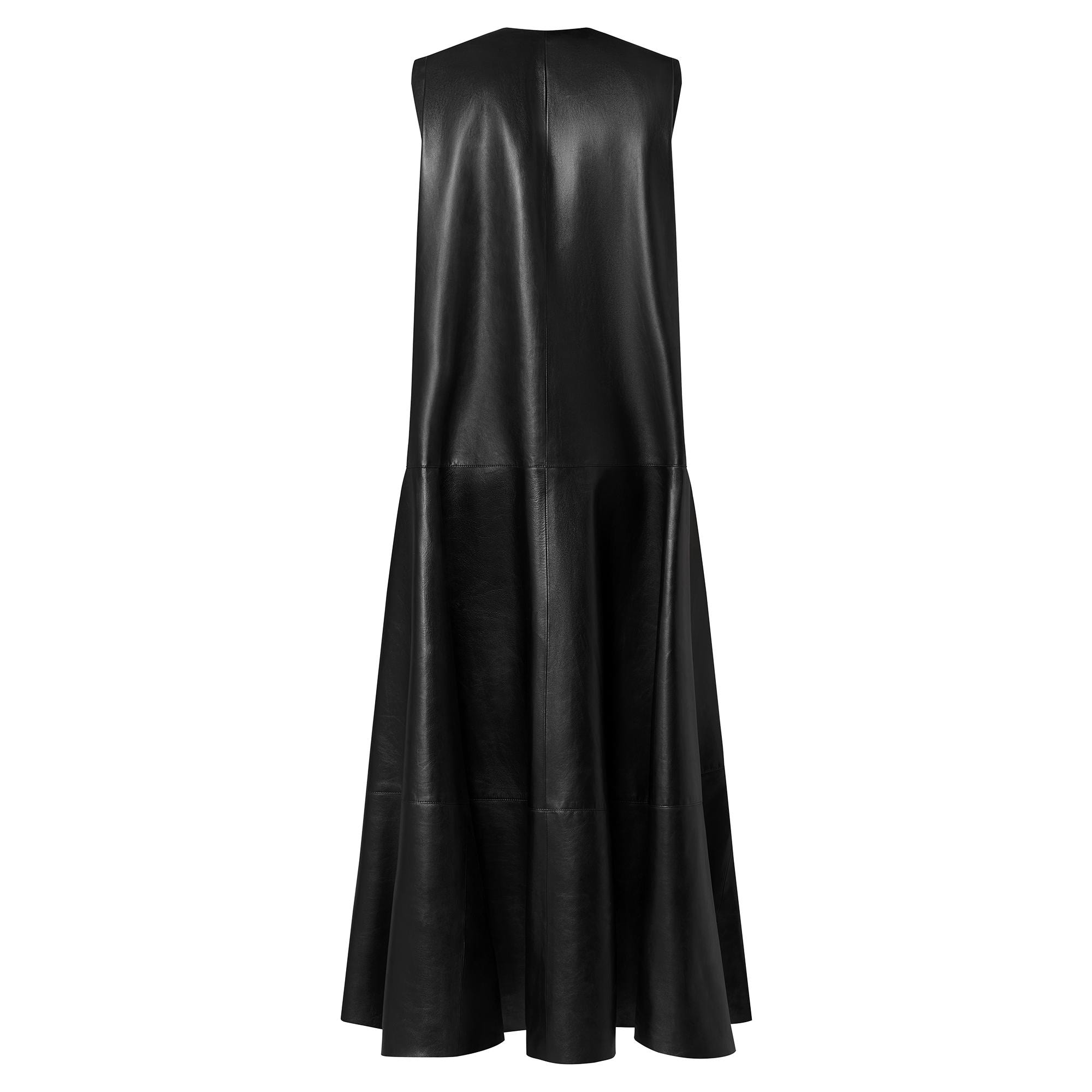  Ready-to-Wear Dresses U-Neck Leather Tent Dress | Louis Vuitton ® (Product zoom)