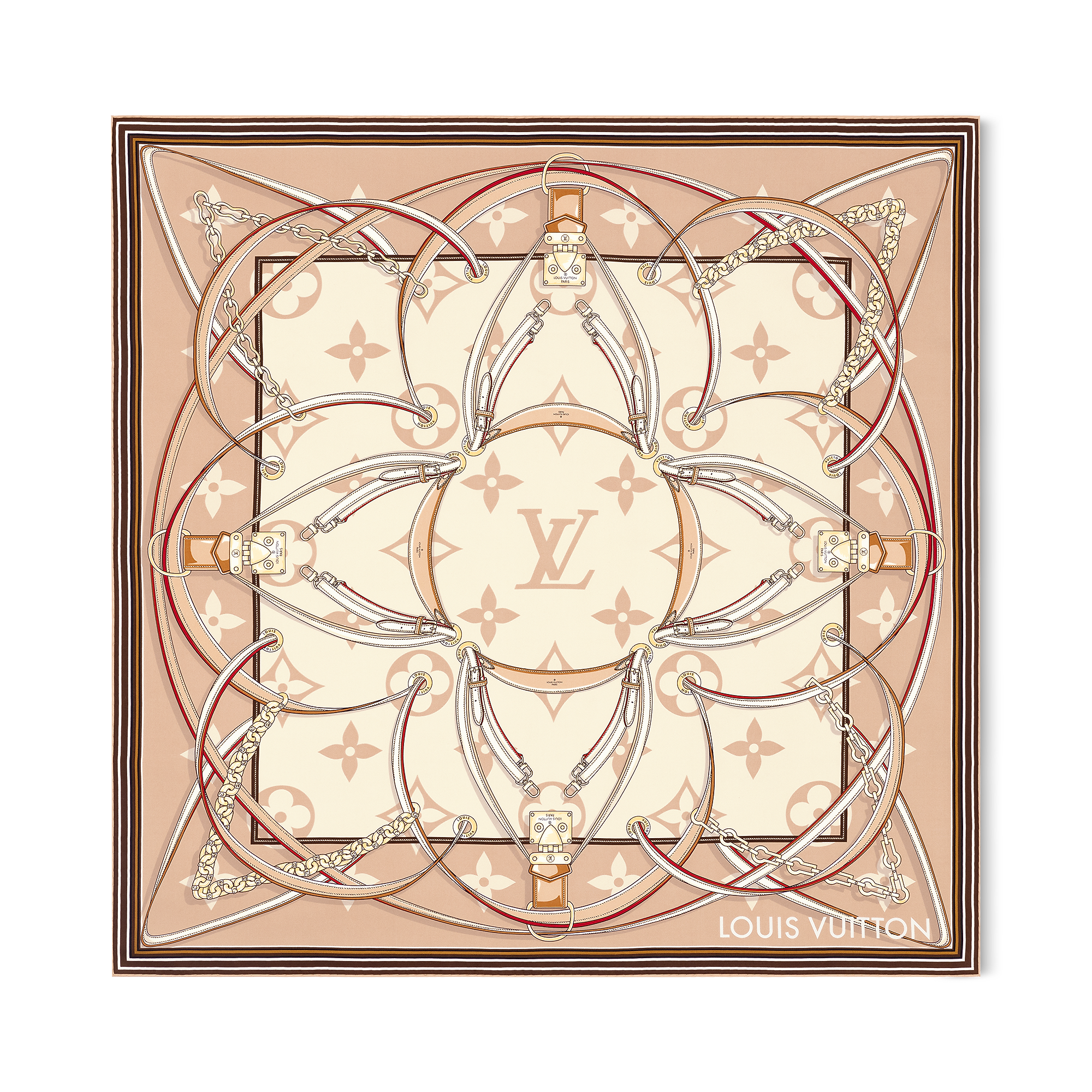 Ultimate Monogram Square 90