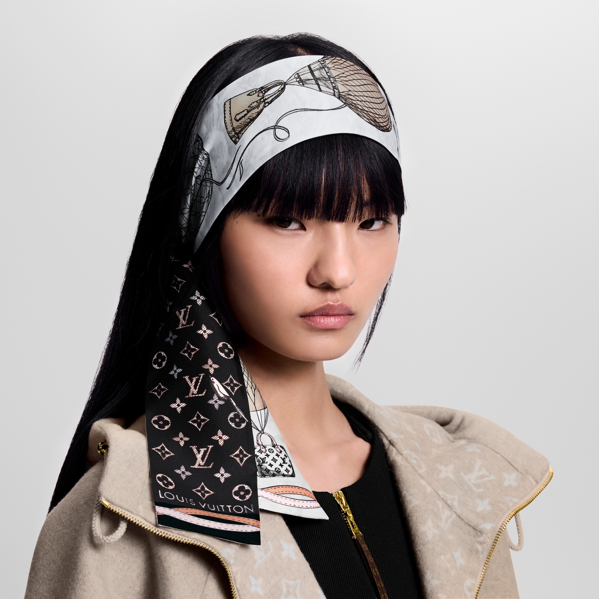 S00 Accessories Silk Squares and Bandeaus  Up And Away Bandeau | Louis Vuitton ® (Product zoom)