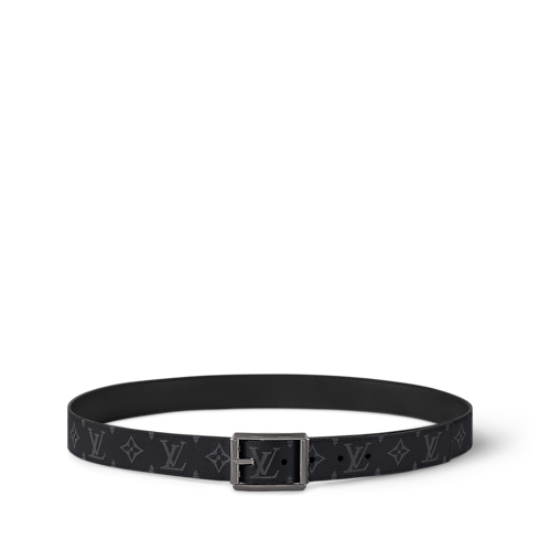 Monogram Eclipse Canvas Accessories New This Season Uptown 35mm Reversible Belt | Louis Vuitton ® (Product zoom)