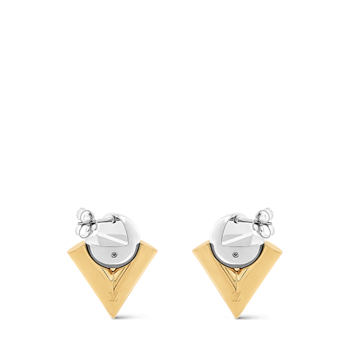 S00 Fashion Jewelry All Fashion Jewelry V For Vuitton Pearl And Metal Earrings | Louis Vuitton ® (Product zoom)