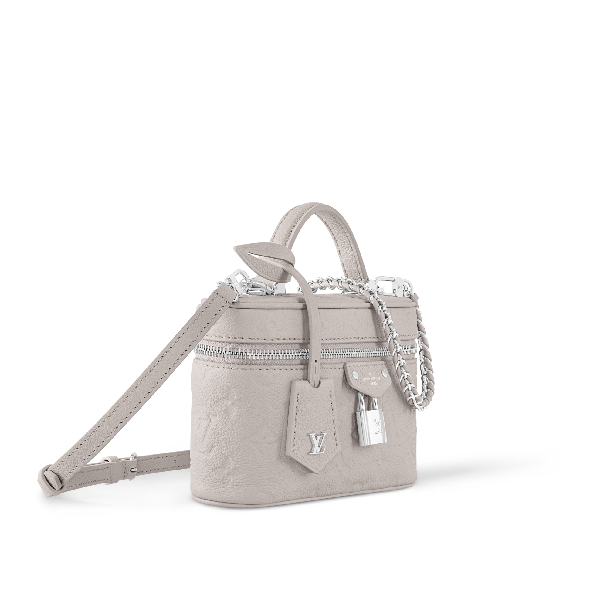 Monogram Empreinte Leather Small Leather Goods Wallets on Chain and Nano Bags Vanity Chain Pouch | Louis Vuitton ® (Product zoom)