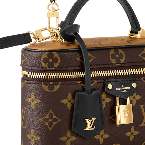 Monogram Reverse Small Leather Goods Wallets on Chain and Nano Bags Vanity Chain Pouch | Louis Vuitton ® (Product zoom)