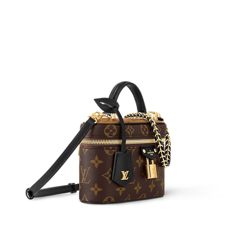 Monogram Reverse Small Leather Goods Wallets on Chain and Nano Bags Vanity Chain Pouch | Louis Vuitton ® (Product zoom)
