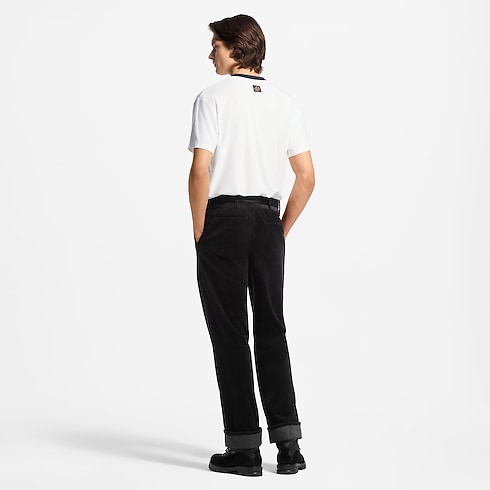 Ready-to-Wear All Ready-to-Wear Velvet Graphic Short-Sleeved T-Shirt | Louis Vuitton ® (Product zoom)