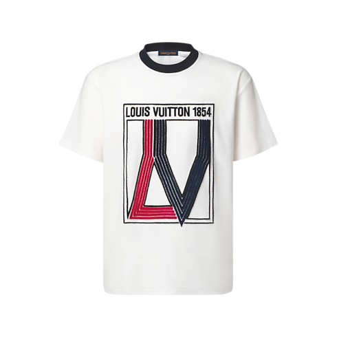 Ready-to-Wear All Ready-to-Wear Velvet Graphic Short-Sleeved T-Shirt | Louis Vuitton ® (Product zoom)