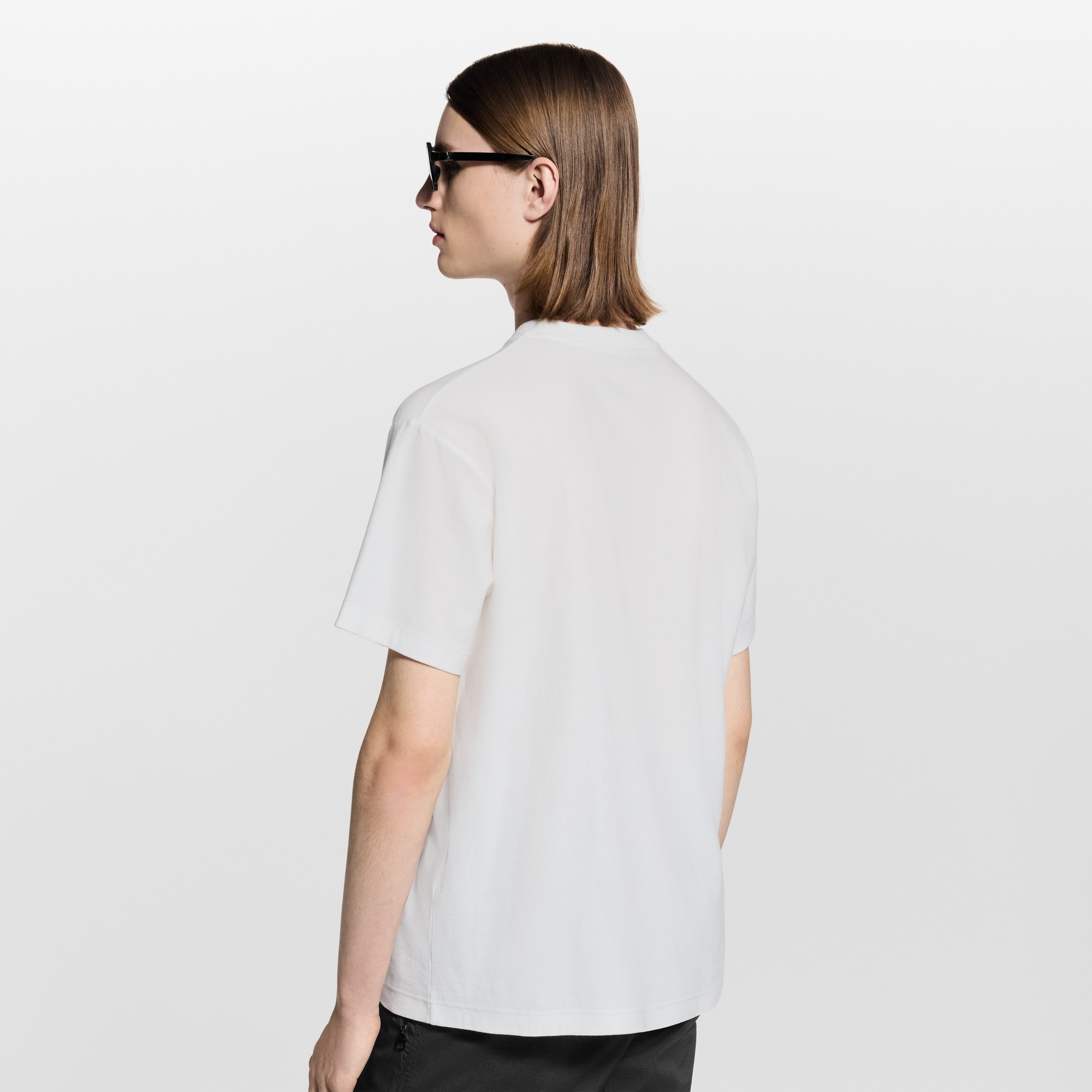  Ready-to-Wear T-Shirts and Polos Velvet Jacquard Short-Sleeved T-Shirt | Louis Vuitton ® (Product zoom)