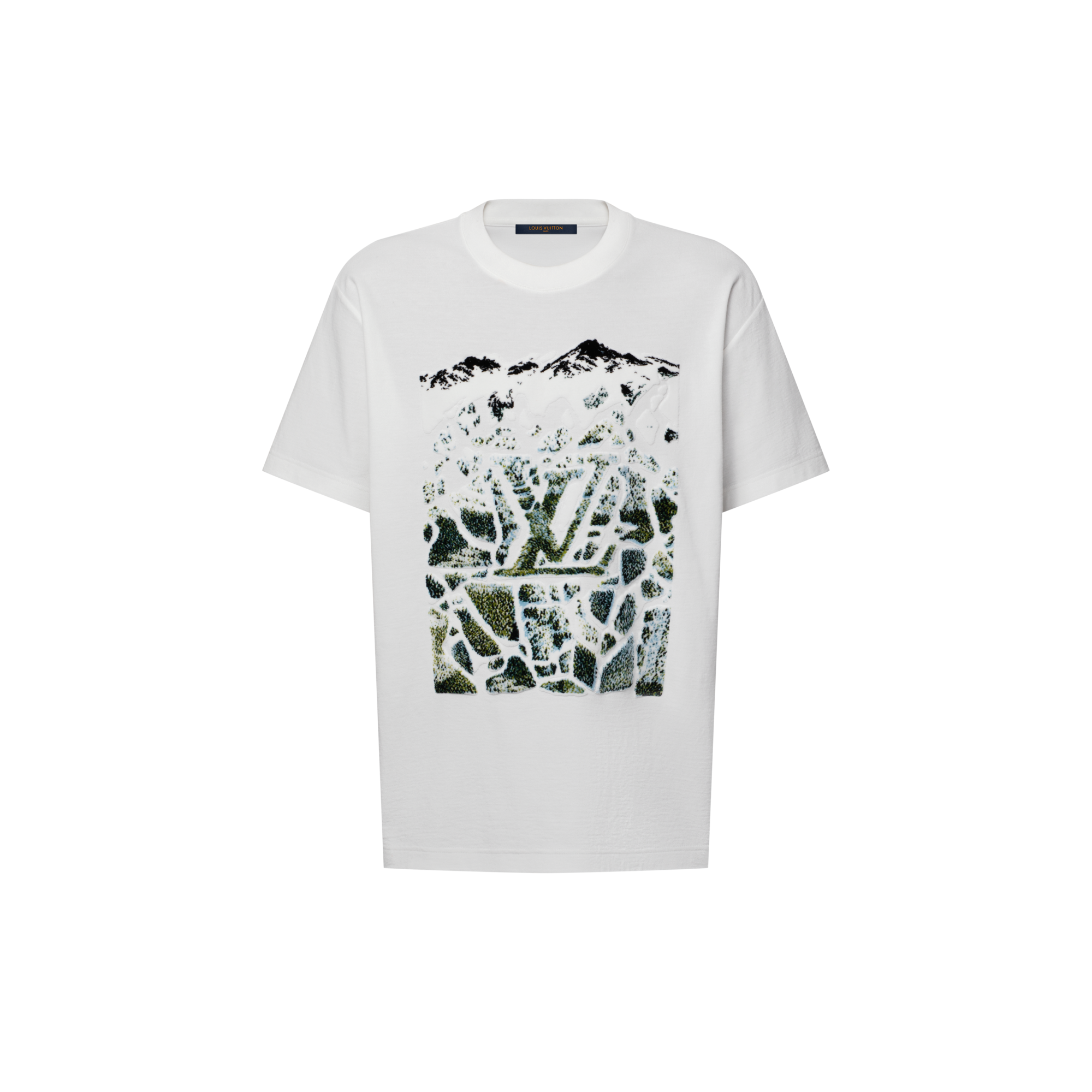  Ready-to-Wear T-Shirts and Polos Velvet Jacquard Short-Sleeved T-Shirt | Louis Vuitton ® (Product zoom)