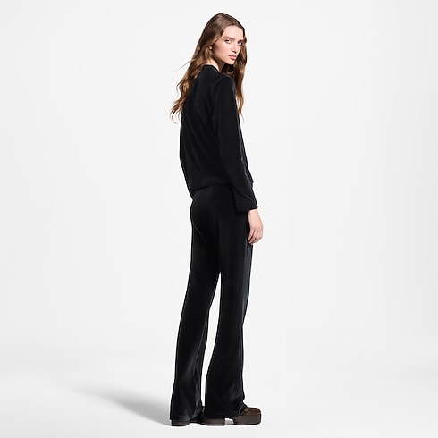 Ready-to-Wear Tops and Shirts Velvet Long-Sleeved Top | Louis Vuitton ® (Product zoom)