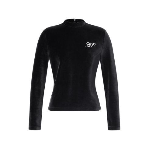 Ready-to-Wear Tops and Shirts Velvet Long-Sleeved Top | Louis Vuitton ® (Product zoom)