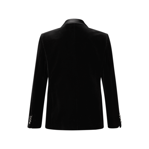 New In Men } Velvet Single-Breasted Tuxedo Jacket | Louis Vuitton ® (Product zoom)
