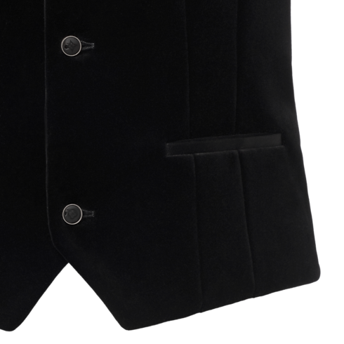 Ready-to-Wear All Ready-to-Wear Velvet Tuxedo Vest | Louis Vuitton ® (Product zoom)