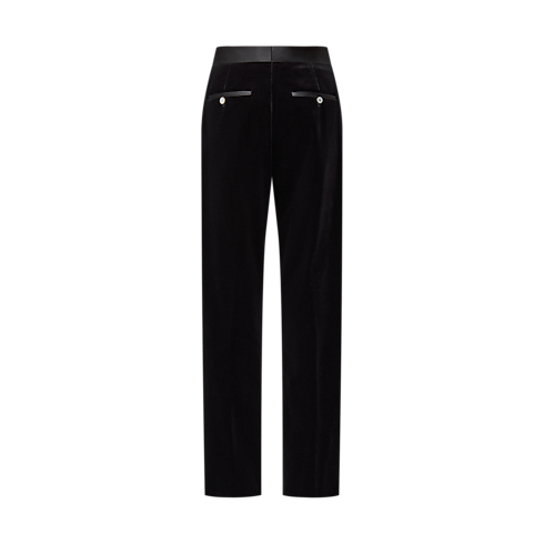 Ready-to-Wear Pants Velvet Tuxedo Pants | Louis Vuitton ® (Product zoom)