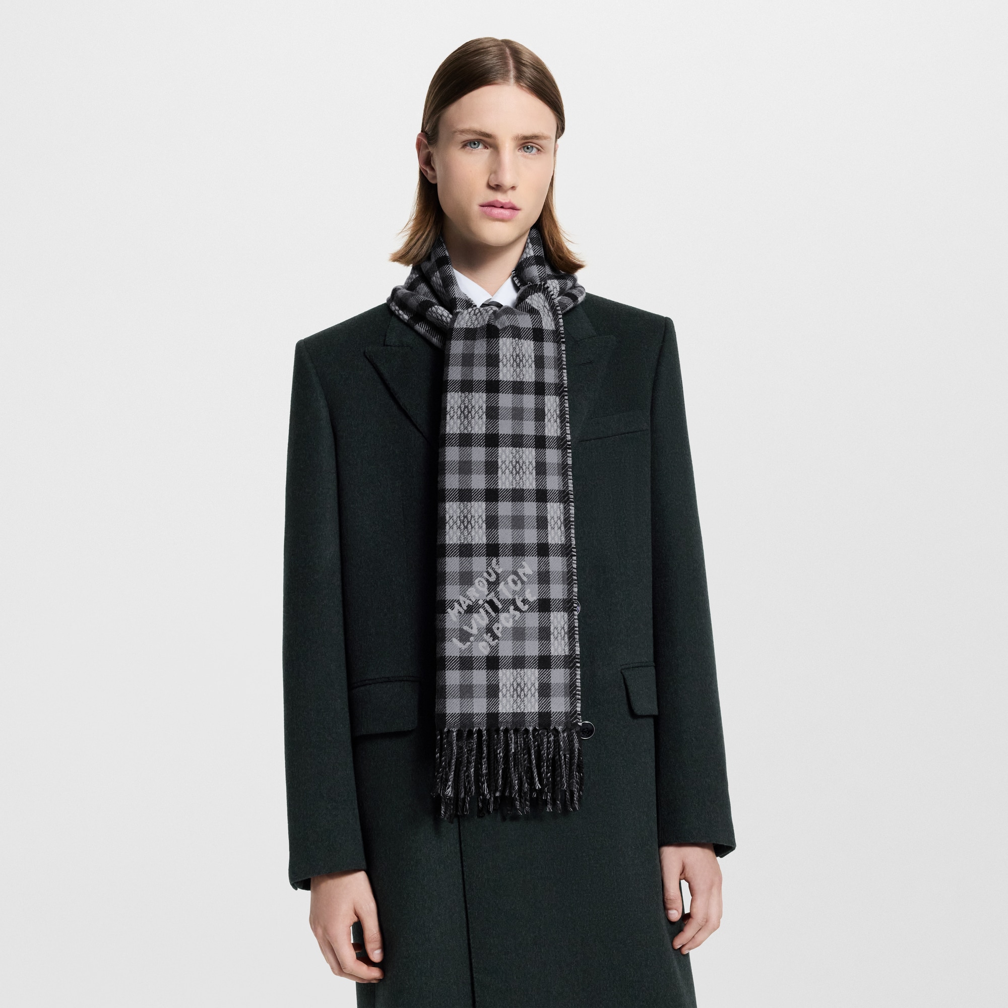 S00 Accessories Scarves Vichy Damier Scarf | Louis Vuitton ® (Product zoom)