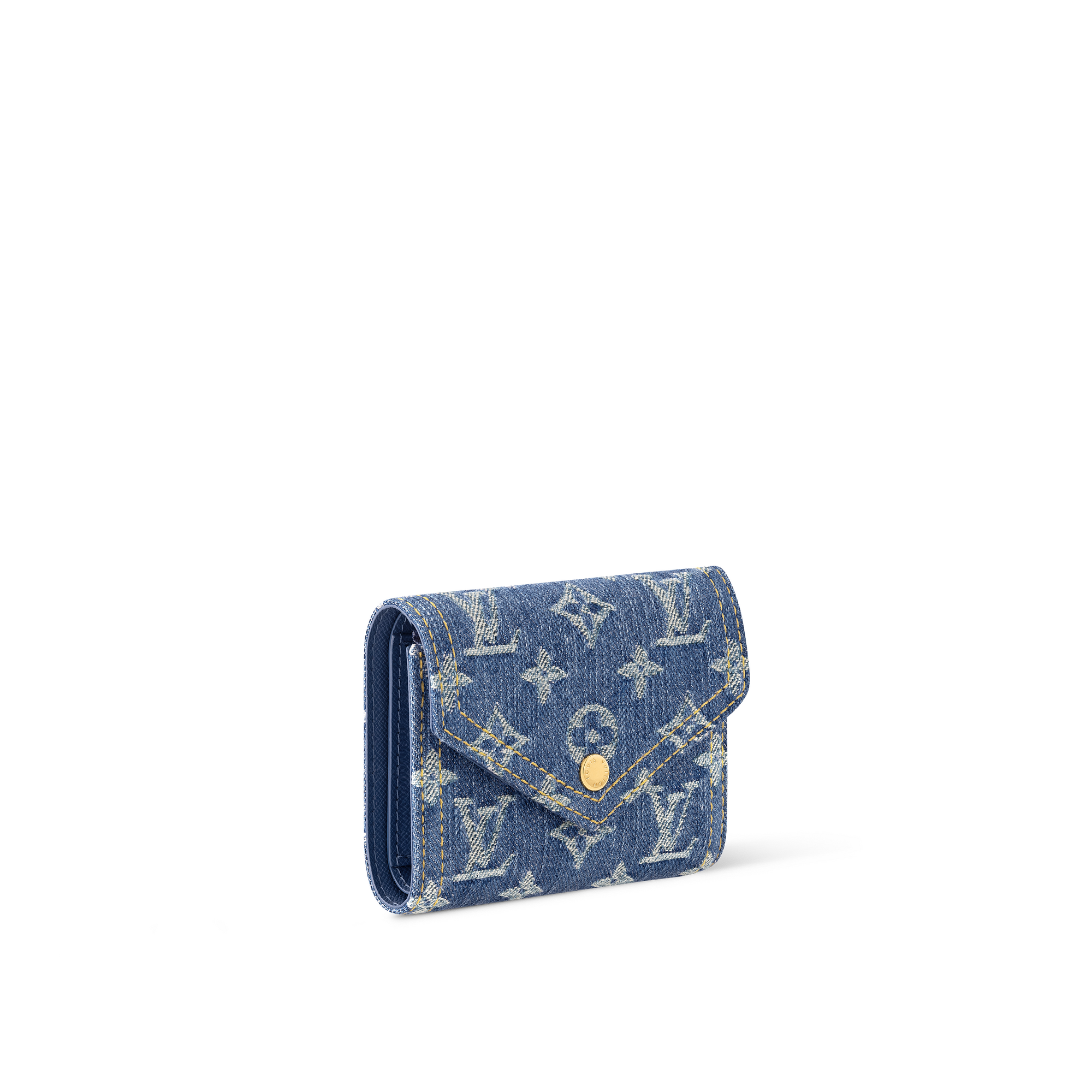 Monogram Denim Small Leather Goods Compact and Long Wallets Victorine Wallet | Louis Vuitton ® (Product zoom)