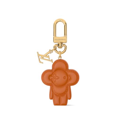 Vivienne Caramel Bag Charm Front View