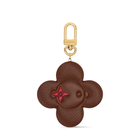 Vivienne Chocolat Bag Charm Front View