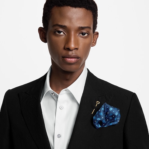 S00 Accessories Ties and Pocket Squares Vivienne Outline Pocket Square | Louis Vuitton ® (Product zoom)