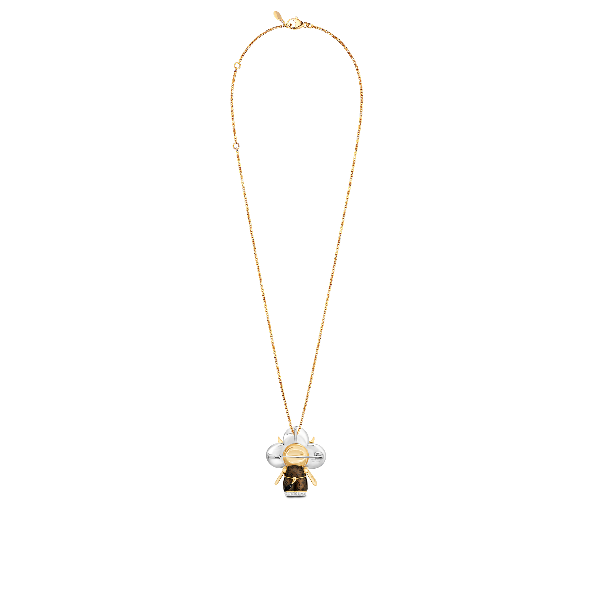  Jewelry Necklaces and Pendants Vivienne Ox Pendant, 3 Golds, Lacquer, Diamonds & Colored Gemstones | Louis Vuitton ® (Product zoom)
