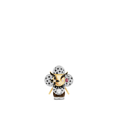 Jewelry Necklaces and Pendants Vivienne Ox Pendant, 3 Golds, Lacquer, Diamonds & Colored Gemstones | Louis Vuitton ® (Product zoom)