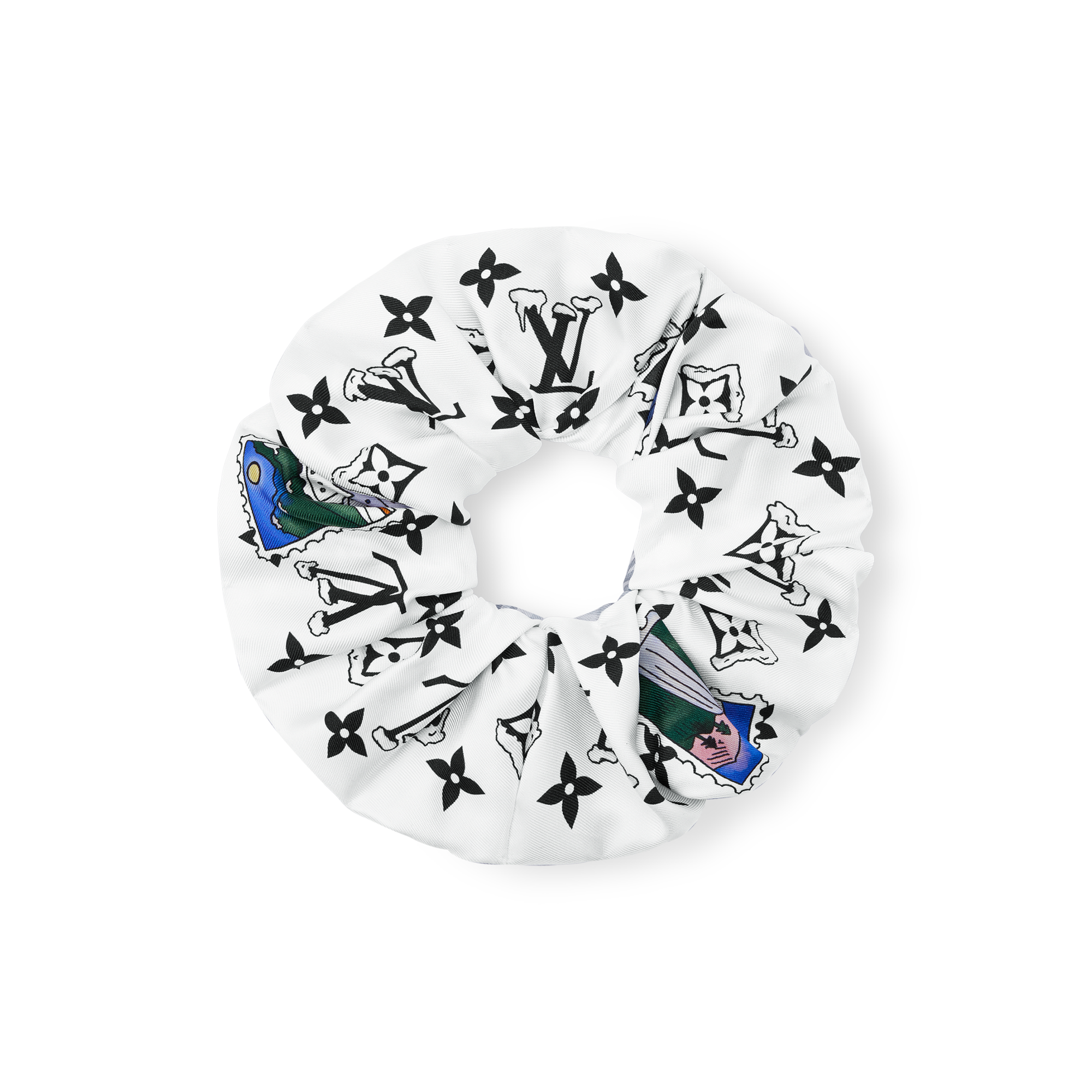 S00 Accessories Hair Accessories Vivienne Winter Holiday Scrunchie | Louis Vuitton ® (Product zoom)